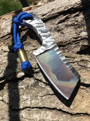 Knife with blue cord